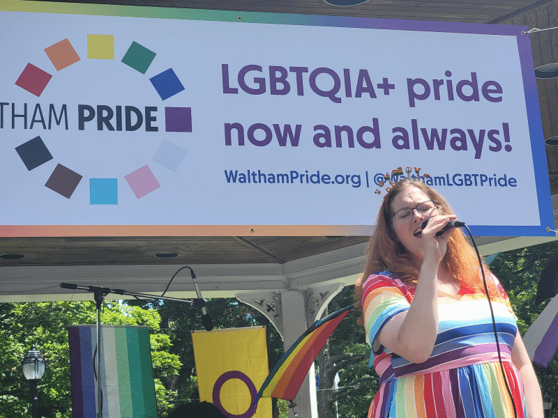 From 2024 Pride Day in Waltham. Photo by Nick Hammond.
