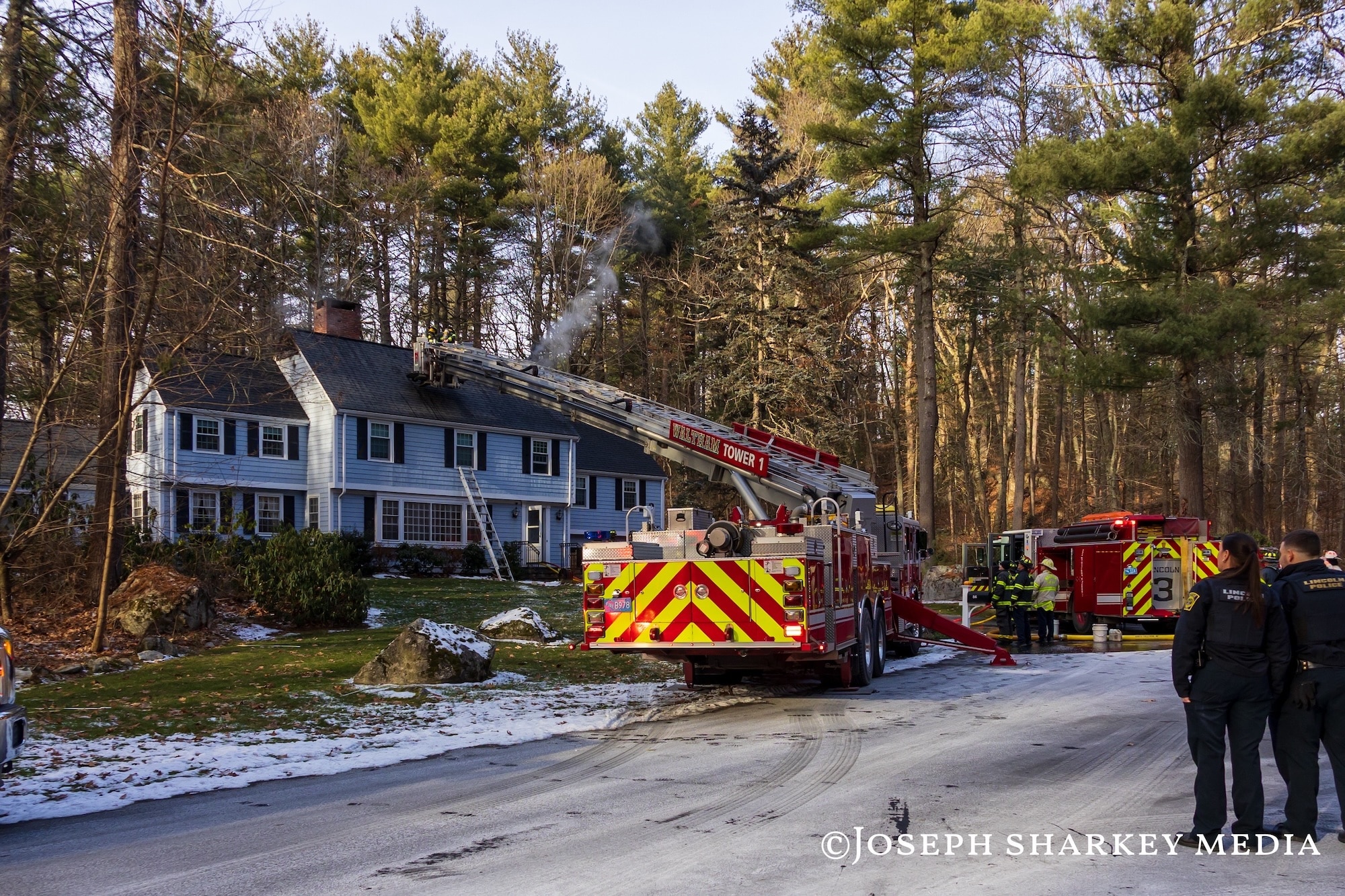 Waltham Fire helps put out house blaze in Lincoln – Waltham Times