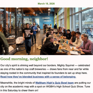 Newsletter cover photo