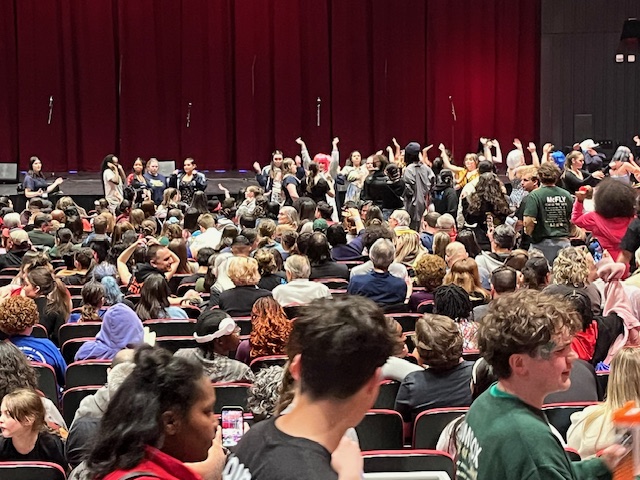 Packed house waits for the next act. Photo by Steve Milmore.