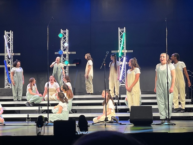Tantasqua Regional High School takes the stage. Photo by Steve Milmore.