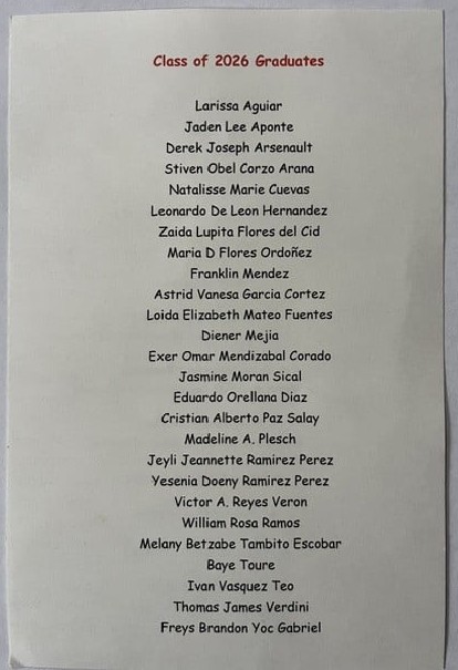Valor Grads List